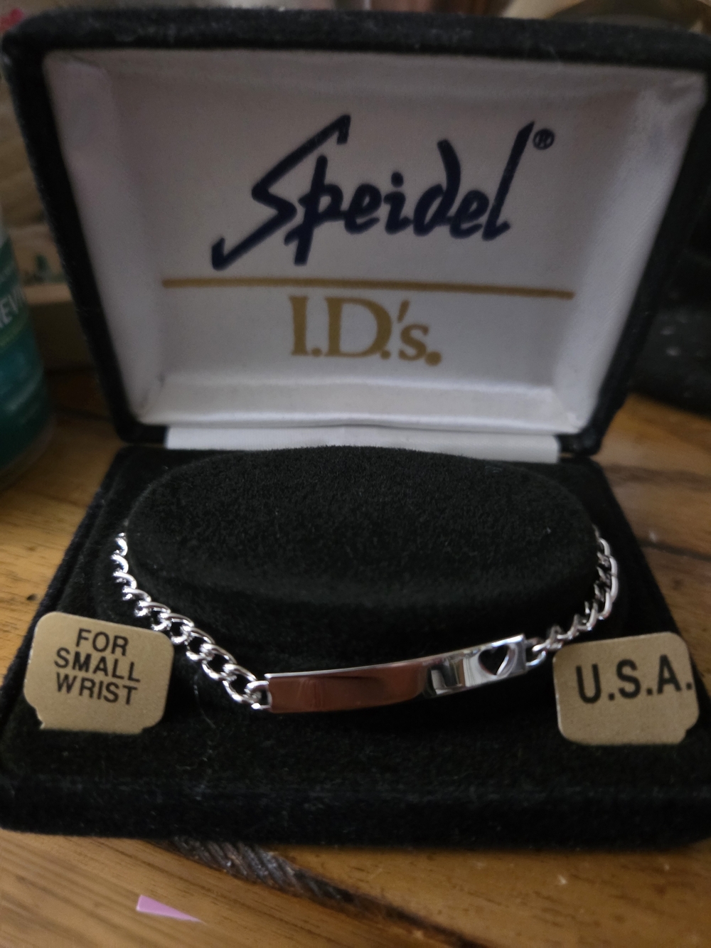 Speidel Women's Silver ID Bracelet - Small Wrist